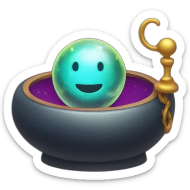 magic ward and magic ball sticker