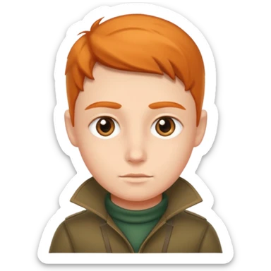 Hunter eyes clever face sticker