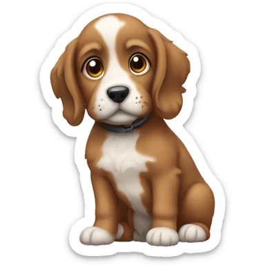 doodle puppy  sticker