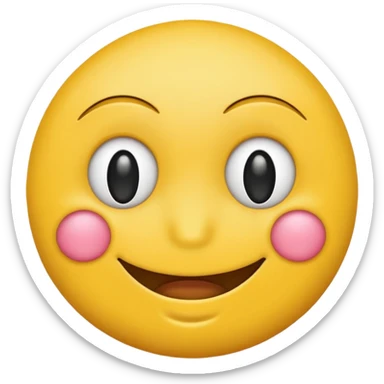 Emoji, smiley face with 1 eye closed sticker