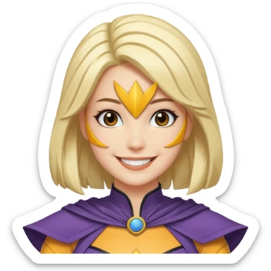 Comic con woman sticker