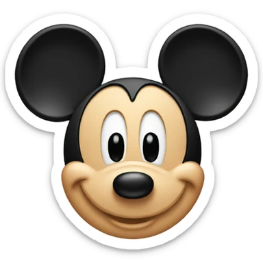 Mickey Mouse emoji sticker