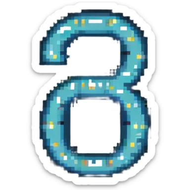 number 100 with sparkles sticker