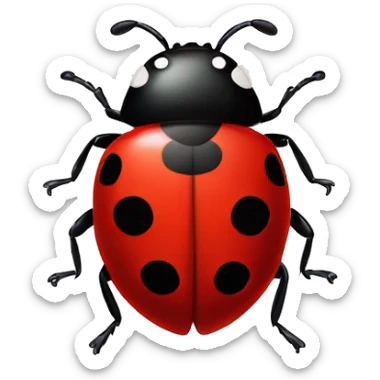 Ladybug sticker