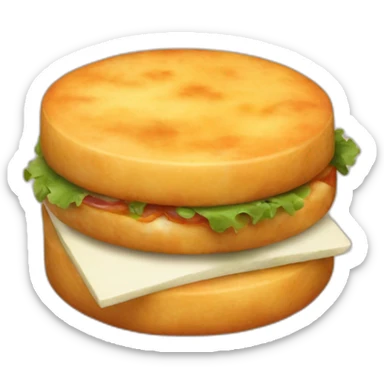 Paneer pattie sticker