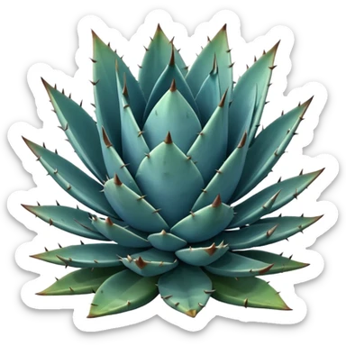 Blue agave sticker