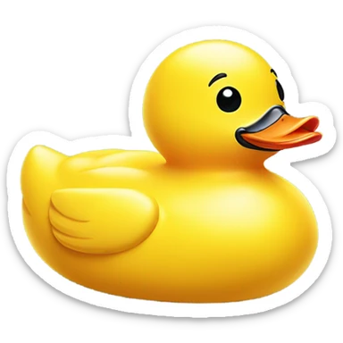 Rubber ducky sticker