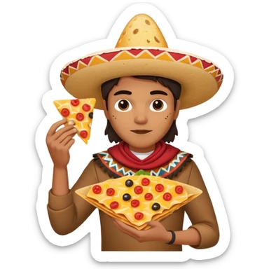 In nacho que sea un indio sticker