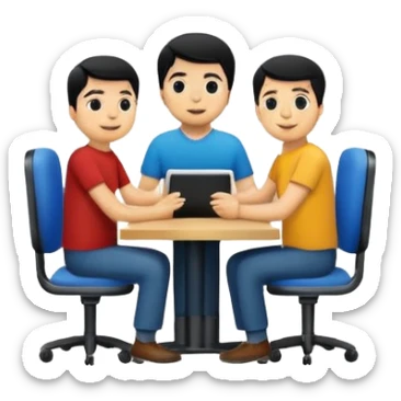 In a meeting signage sticker