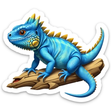Blue Iguana sticker