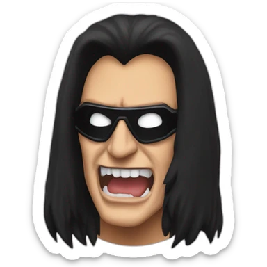 Thrasher Gene Simmons sticker