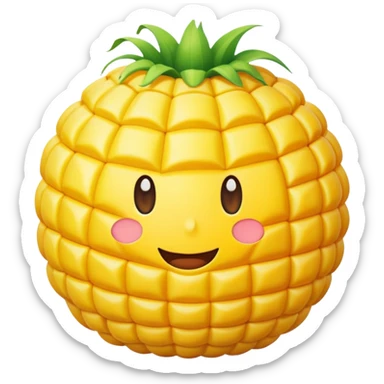 corn ball sticker
