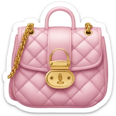 Pink dior bag sticker