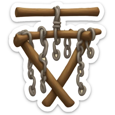 Hangman game sticker