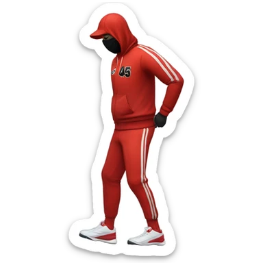 Player 456 from the squid games sticker