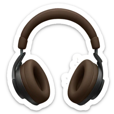 dark brown beats studio pro headphones  sticker