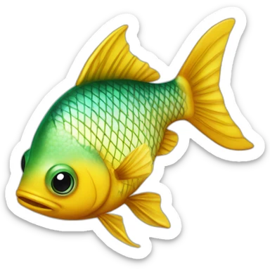 Poisson qui dore sticker