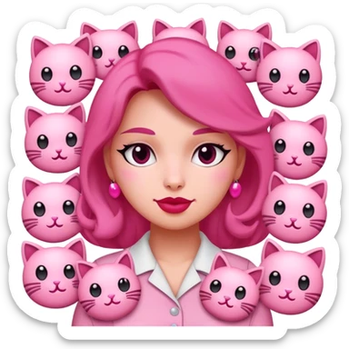 Hello, Kitty Muñoz todo, Rosita pistolas, emojis rositas sticker