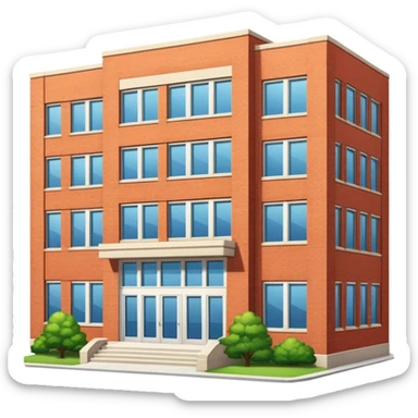 High School building sticker