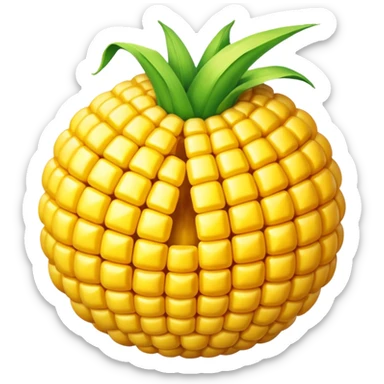 Make a corn but a ball sticker
