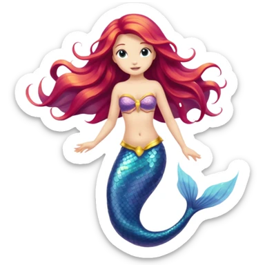 Mermaid sticker