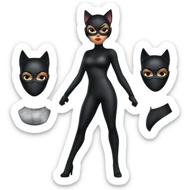 Fat Catwoman sticker