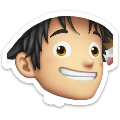 Luffy love  sticker
