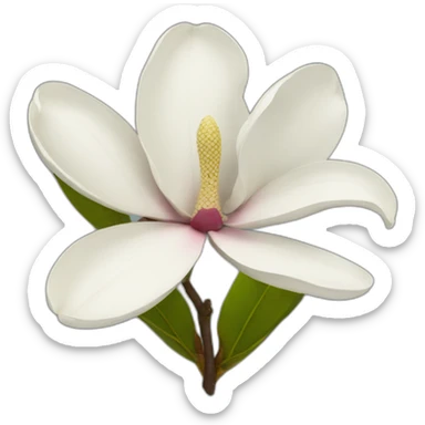 New Orleans magnolia sticker