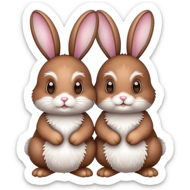 Easter Bunnies sticker