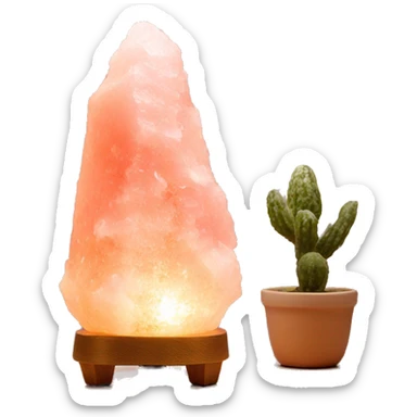 Pink Himalayan Salt ￼Lamp sticker