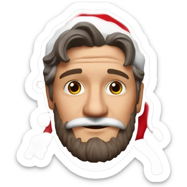 Pedro Pascal as Santa Claus  sticker