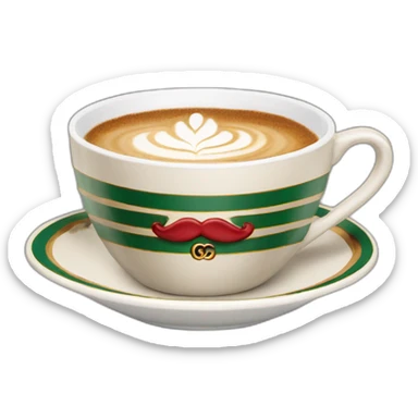 Gucci cappuccino cup sticker