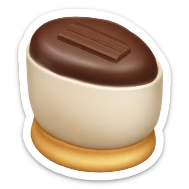 chocolate quenelle sticker