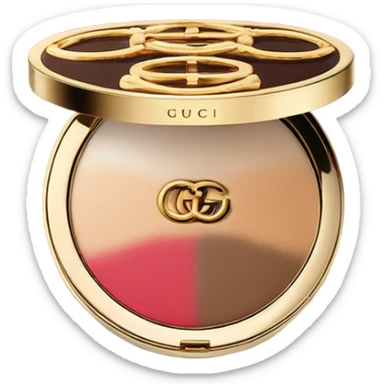gucci makeup powder sticker