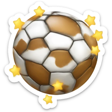 Uma bola brilhante de festa com um lacinho sticker