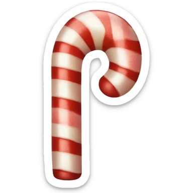 Christmas candy cane  sticker