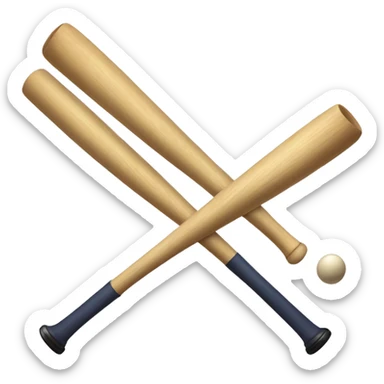  Baseball bats sticker
