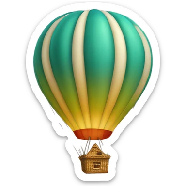 Hot air balloon  sticker
