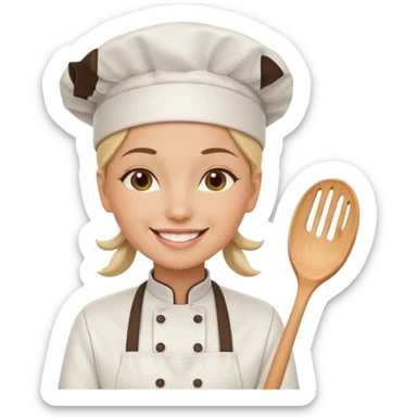 female chef emoji sticker