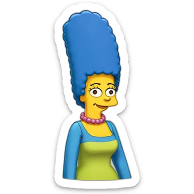 Marge simpson sticker