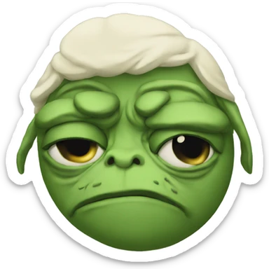 sad sad pepe sticker