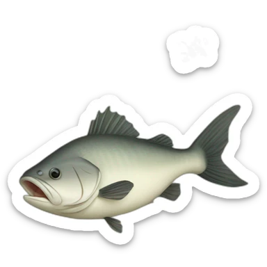 halibut growing on a spruce sticker