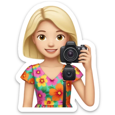 emoji 😍 megang kamera 📸 sticker
