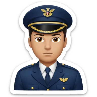 big powerful pumped-up fighter of the navy sticker