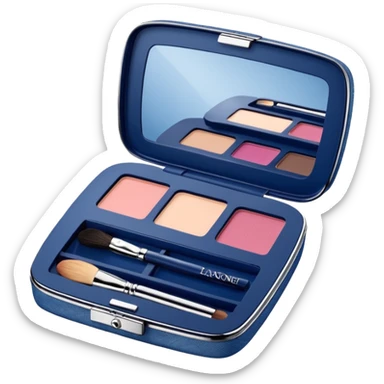 Make up kit lancome denim design sticker