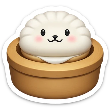one steamed bun sticker