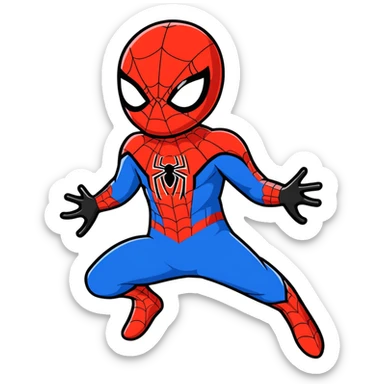 Spider-Man superhero sticker