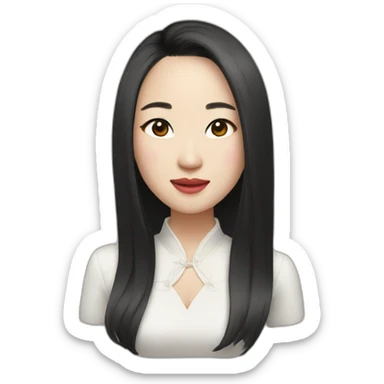 Sara liu Chinese singer sticker