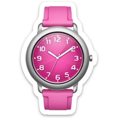 reloj de arena rosado sticker