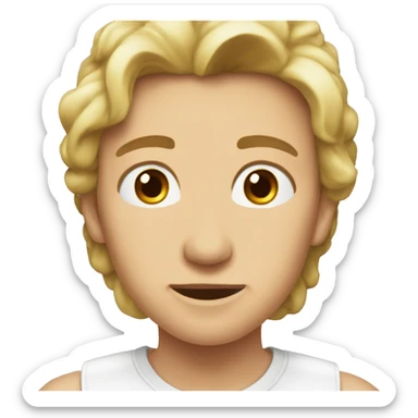 Розовые пионы с бантиком  sticker